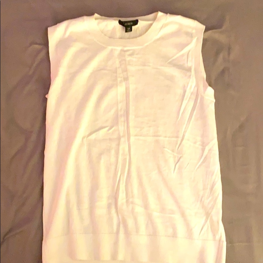 White dress tank top